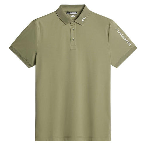 Tour Tech Regular Fit Polo Oil Green - SS25