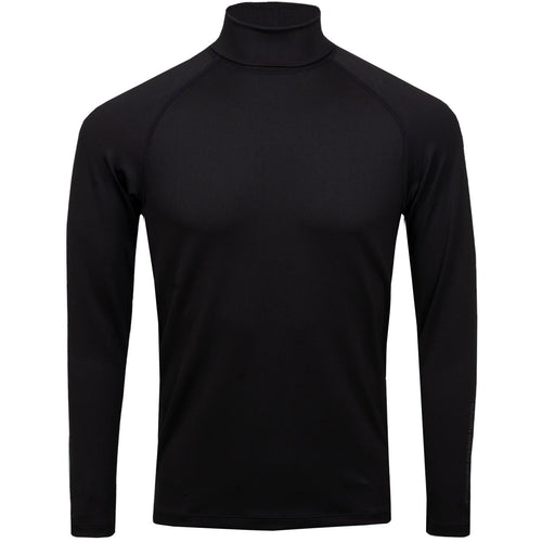 Edwin Thermal Roll Neck Black/Red