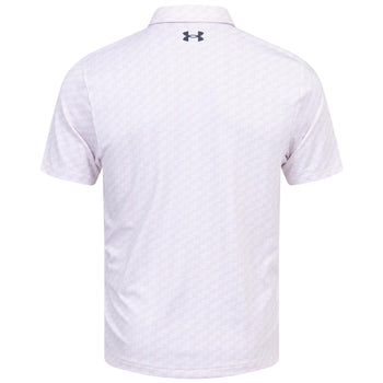 Playoff 3.0 Printed Polo White/Pink/Grey