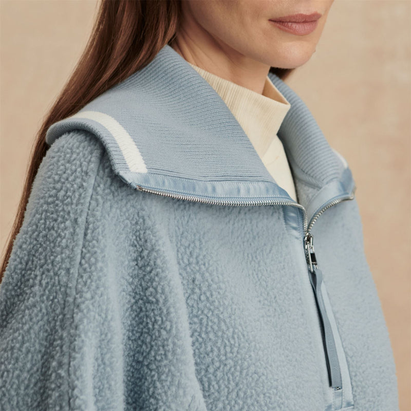 Ashby Half Zip Fleece Ashley Blue