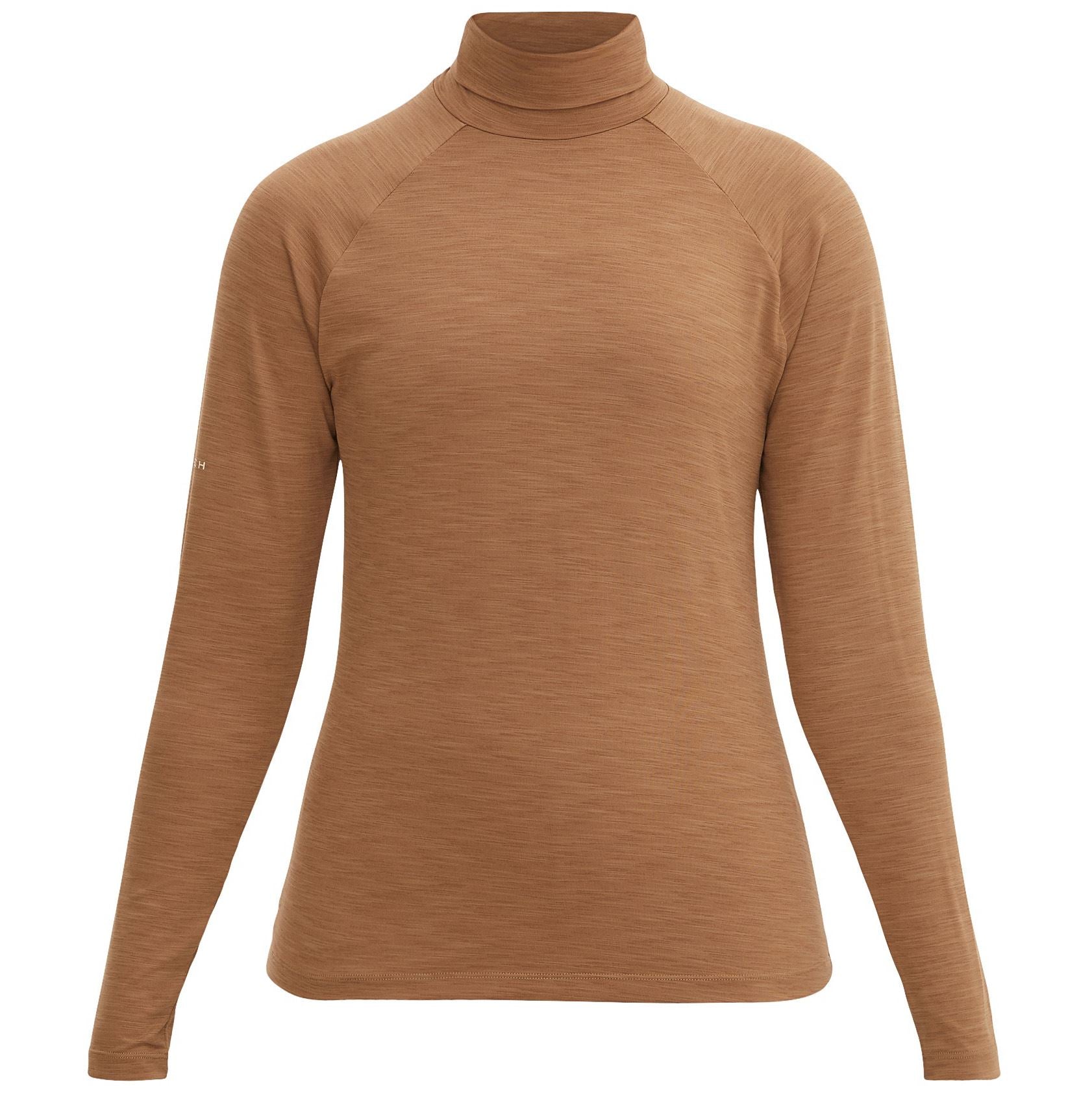 Hailey Regular Fit Turtleneck Long Sleeve Polo Nougat
