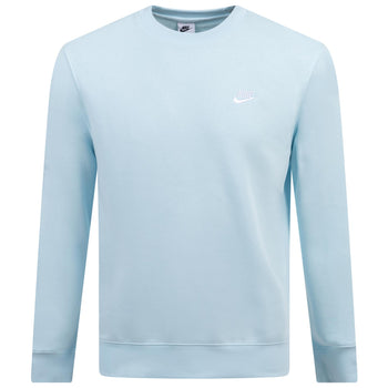 Golf Club Fleece Crewneck Sweatshirt Glacier Blue/White