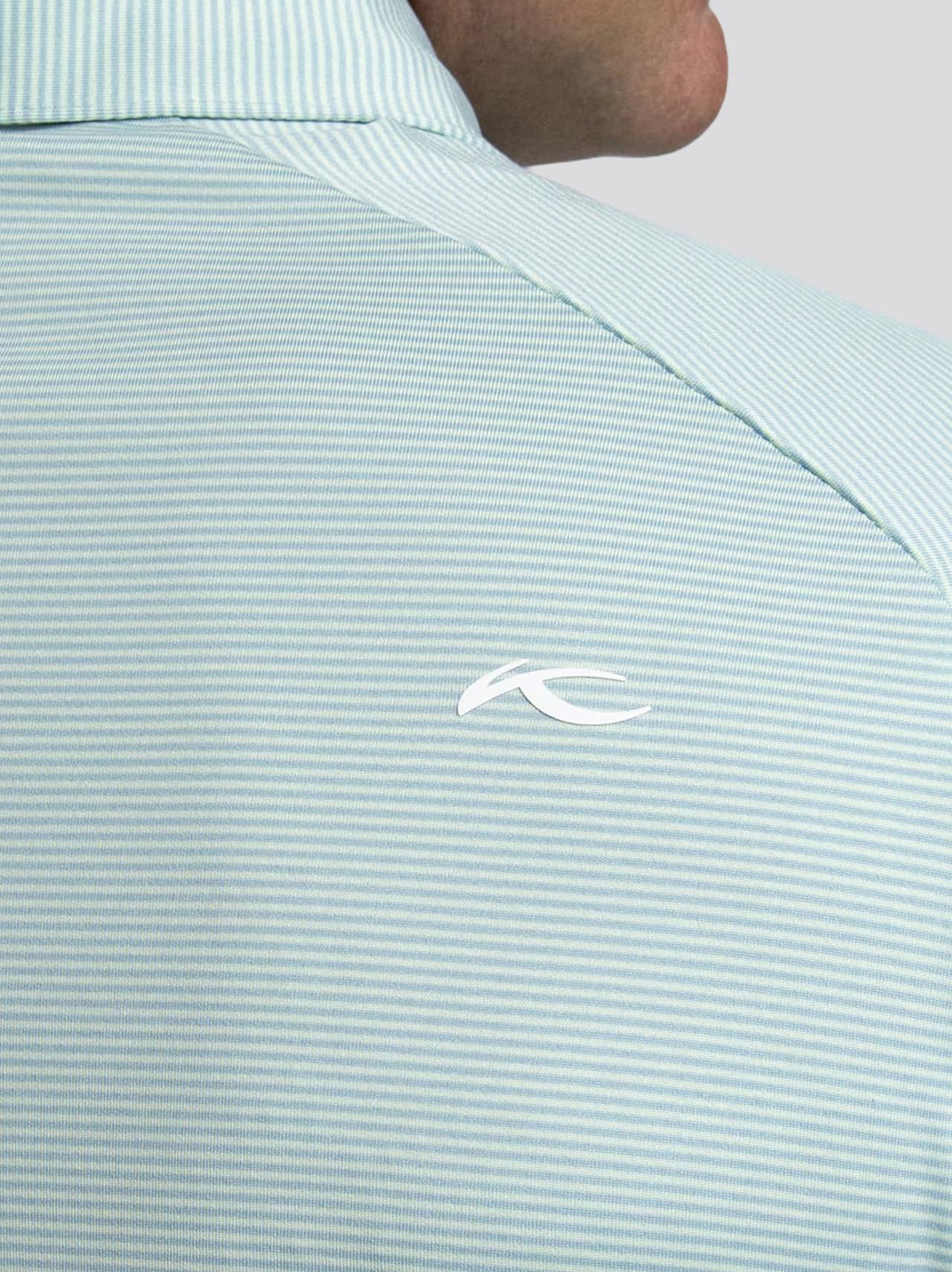 Soren Stripe Polo Agave/Riverbank