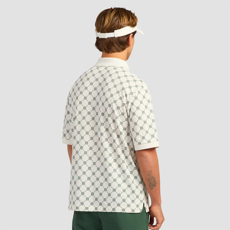 GOAT Pique Polo Monogram Pebble
