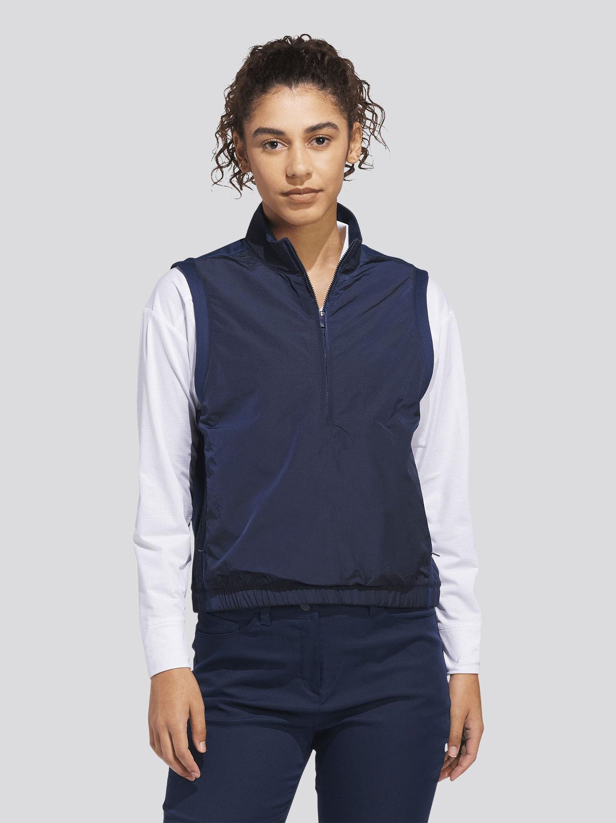 Beyond The Course Climawarom Half Zip Loose Vest Collegiate Navy