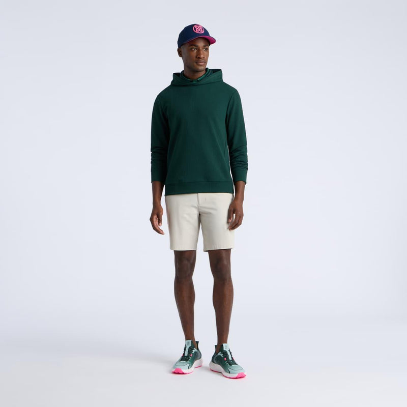 Pebble Quilted Hoodie Pine
