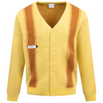 Students Golf Ellis Mohair Cardigan Mustard | TRENDYGOLF UK