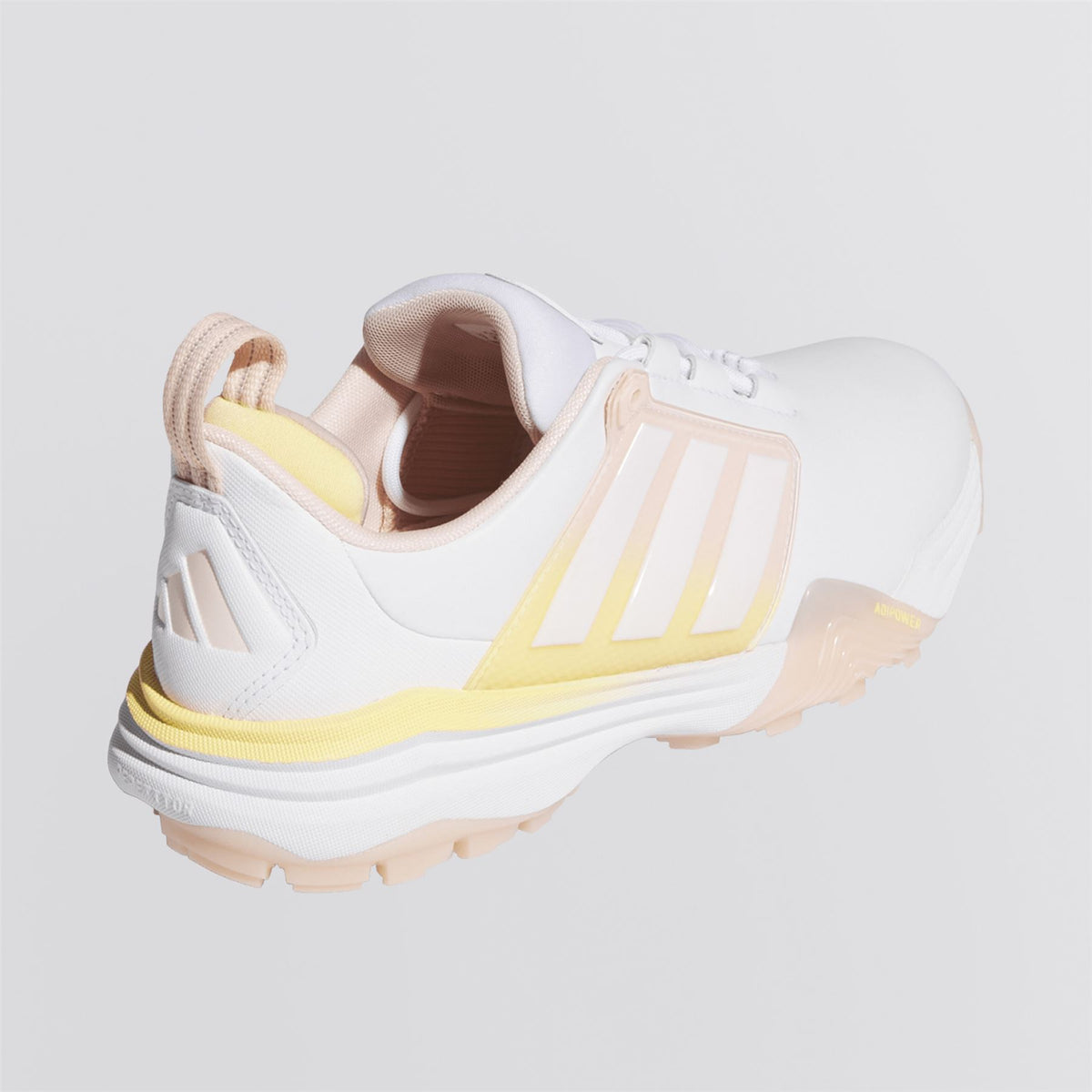 ADIPOWER '26 Spikeless Golf Shoes Footwear White/Blush Pink/Ice Tangerine