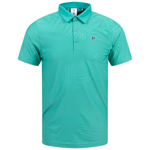 x PTC Jacquard Polo Sparkling Green - AW24