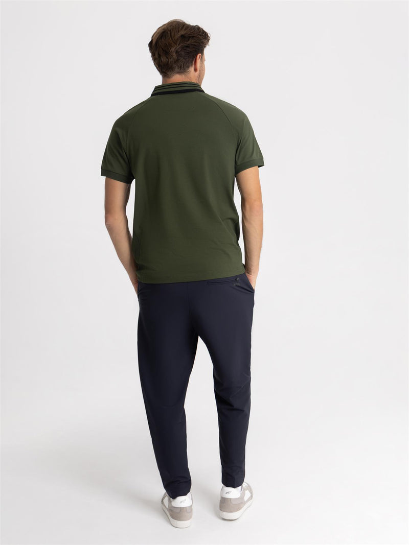Paddy Rib Polo Dark Green