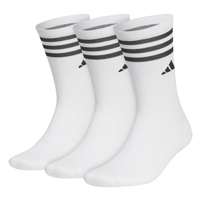Three-Pack Crew Length Socks White - 2024
