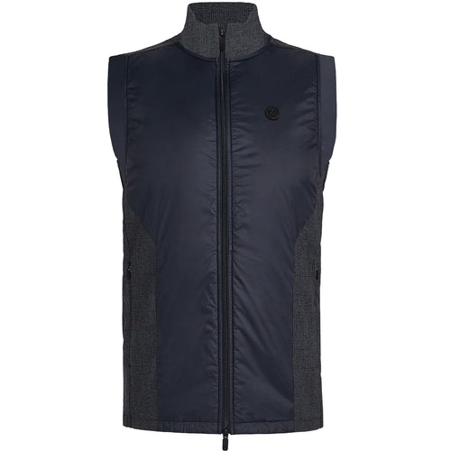 Glen Plaid Tailored Fit Track Gilet Onyx – AW23