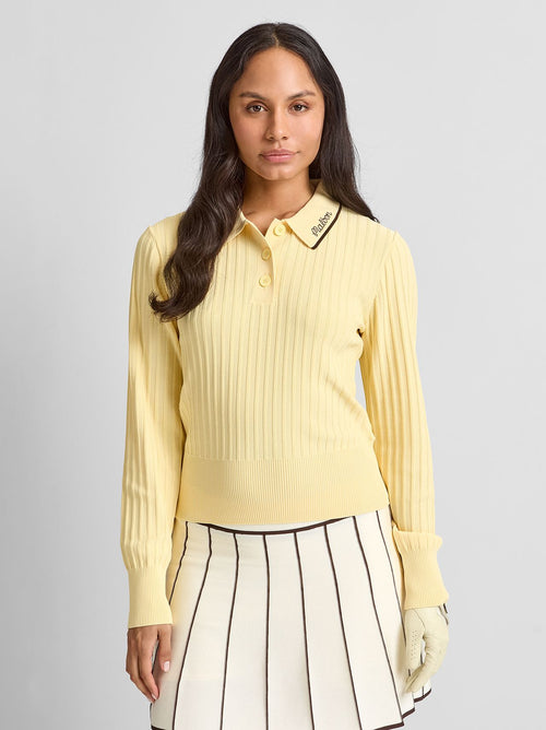 Selma LS Polo Light Yellow