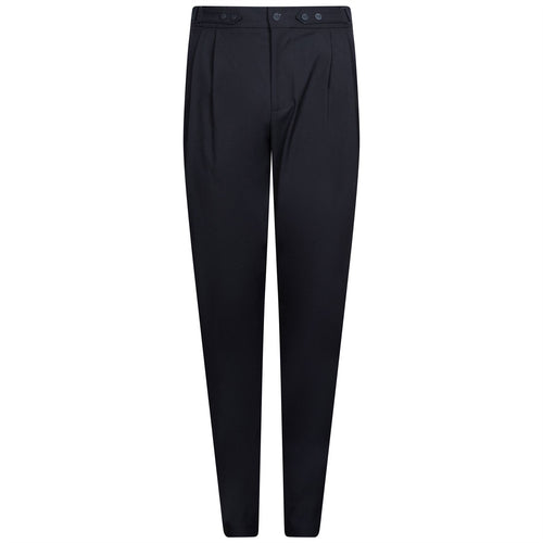 x NJ Double Pleated Pants Black