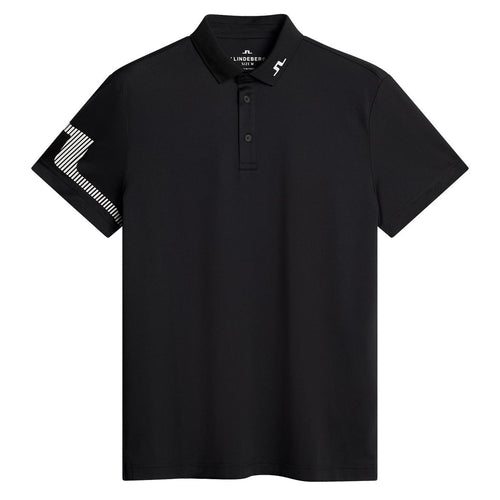 Heath Strike Regular Fit Polo Black - SS25