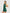 Go-To Regular Fit Zip Dress Green