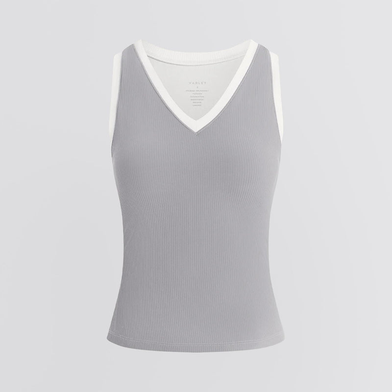 Chia V-Neck Tank Top Top Wind Blue