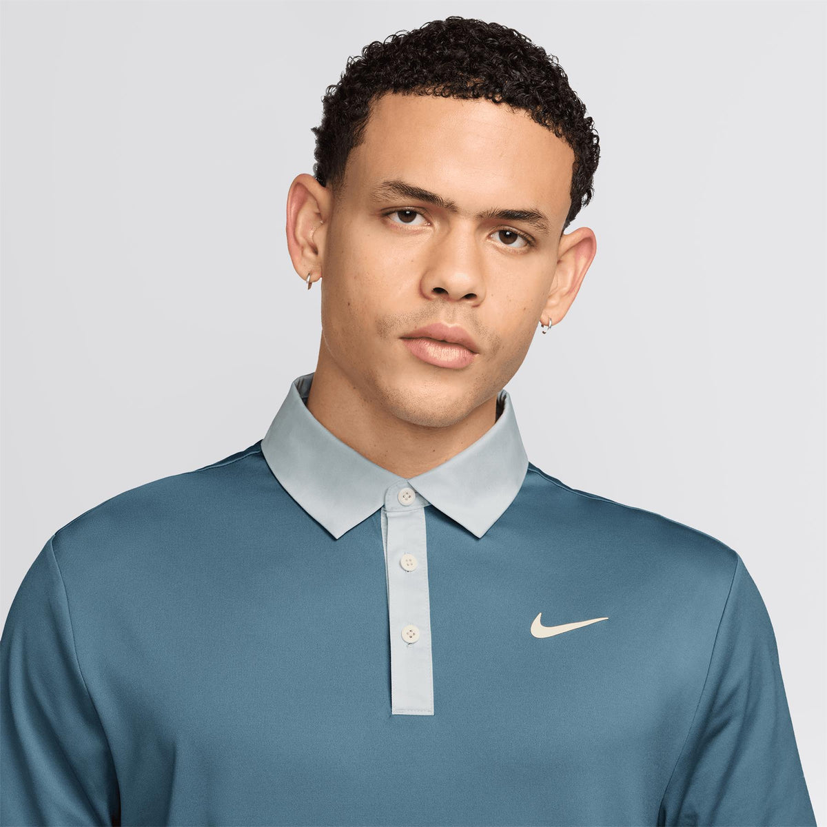 Dri-FIT Tour Contrast Polo Smokey Blue/Pure Platinum/Pale Ivory