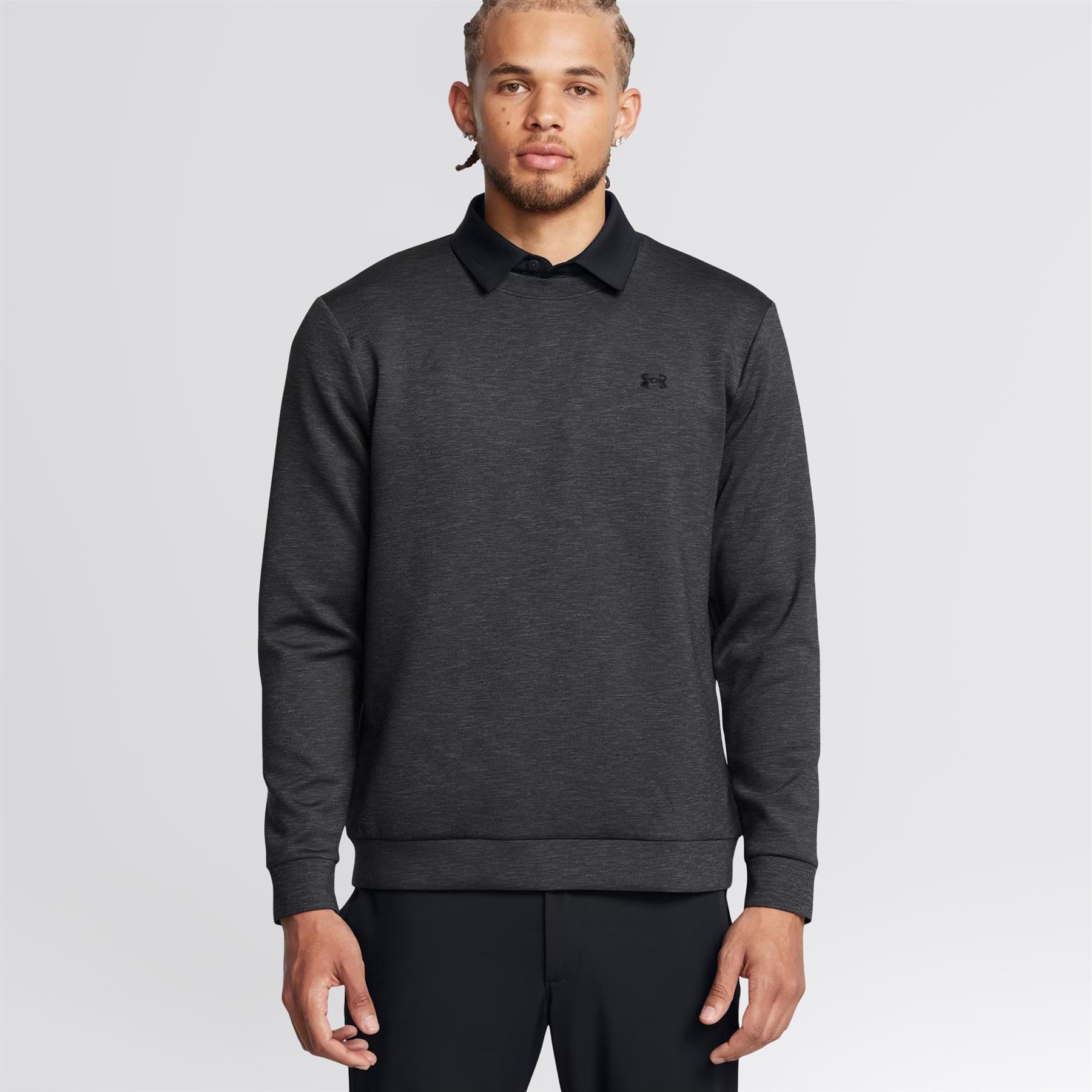 Drive Crewneck Mid Layer Black/Anthracite/Black
