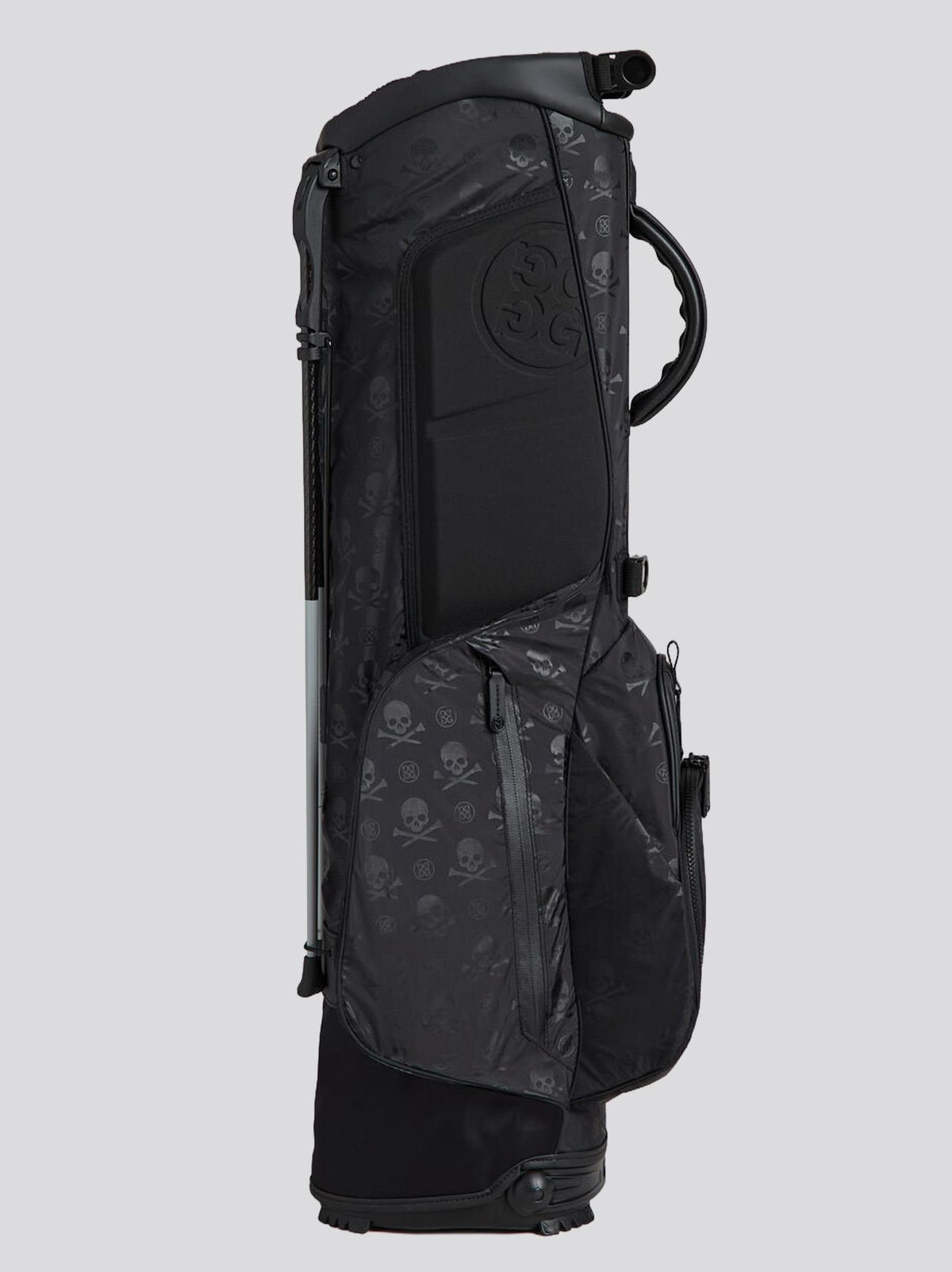 Lightweight Cordura Ripstop Printed Skull & Tee Daytona Plus Carry Golf Bag Onyx