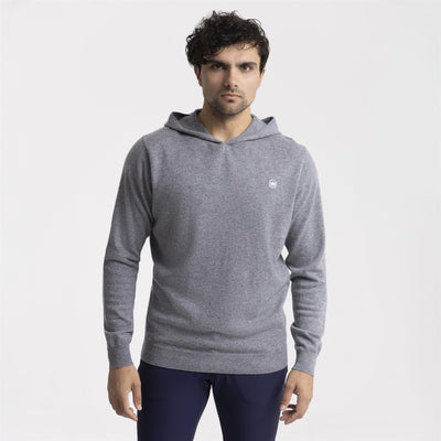 Crown Heritage Cashmere Hoodie Oslo Grey