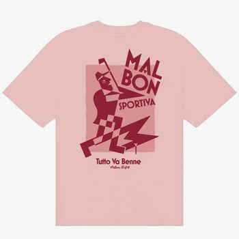 Malbon Golf Sportiva T-Shirt Rose | TRENDYGOLF UK