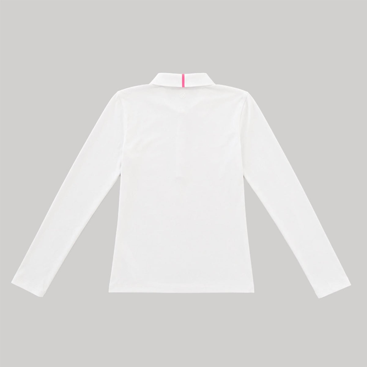 G/FORE x TRENDYGOLF Love Golf Ribbed Tech Nylon LS Polo Snow