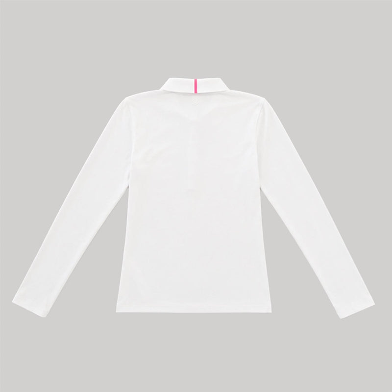 G/FORE x TRENDYGOLF Love Golf Ribbed Tech Nylon LS Polo