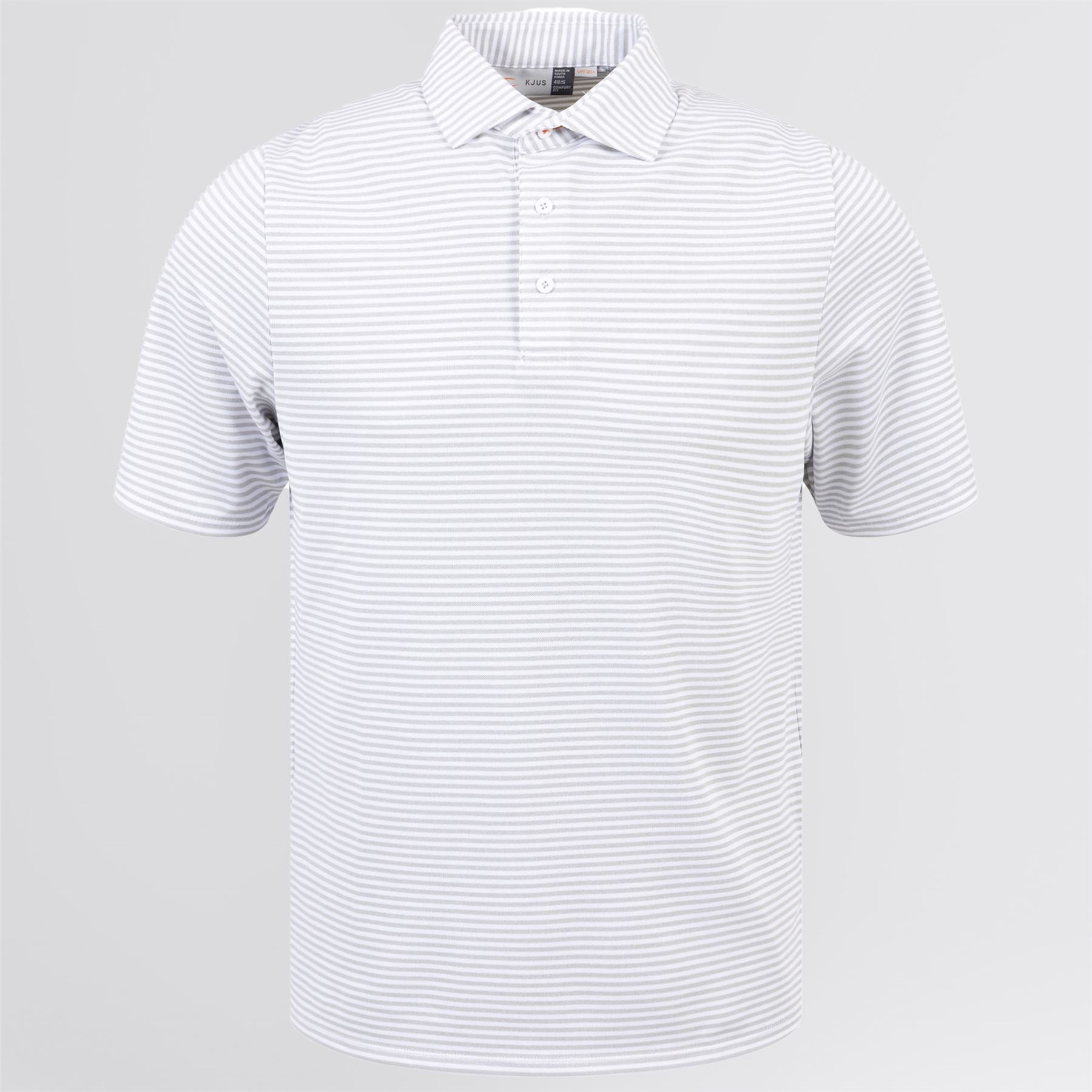 Polo extensible Lee Stripe Comfort Fit Alliage/Blanc - 2024