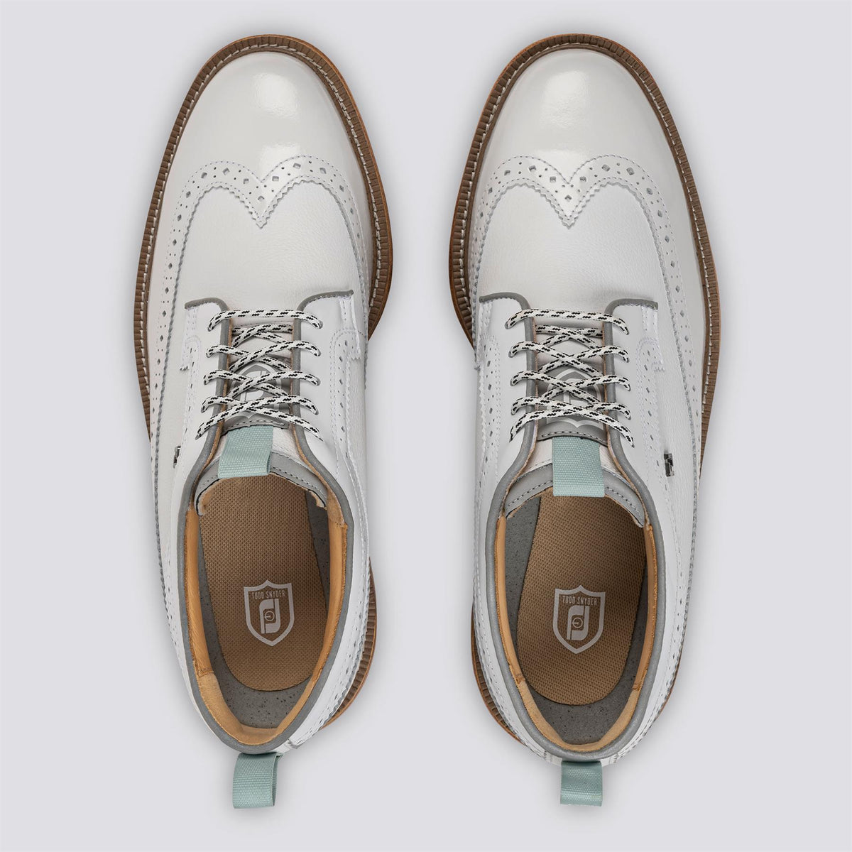 Premiere Series Marquis Spiked Golf Shoes Todd Snyder White/Harbour Mist