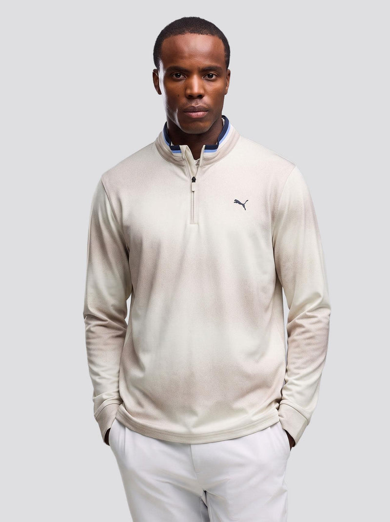 Cloudspun Tech Coastal Claret Quarter Zip Birch