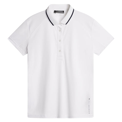 Womens Rebecca Biograde Jersey Polo White - AW24