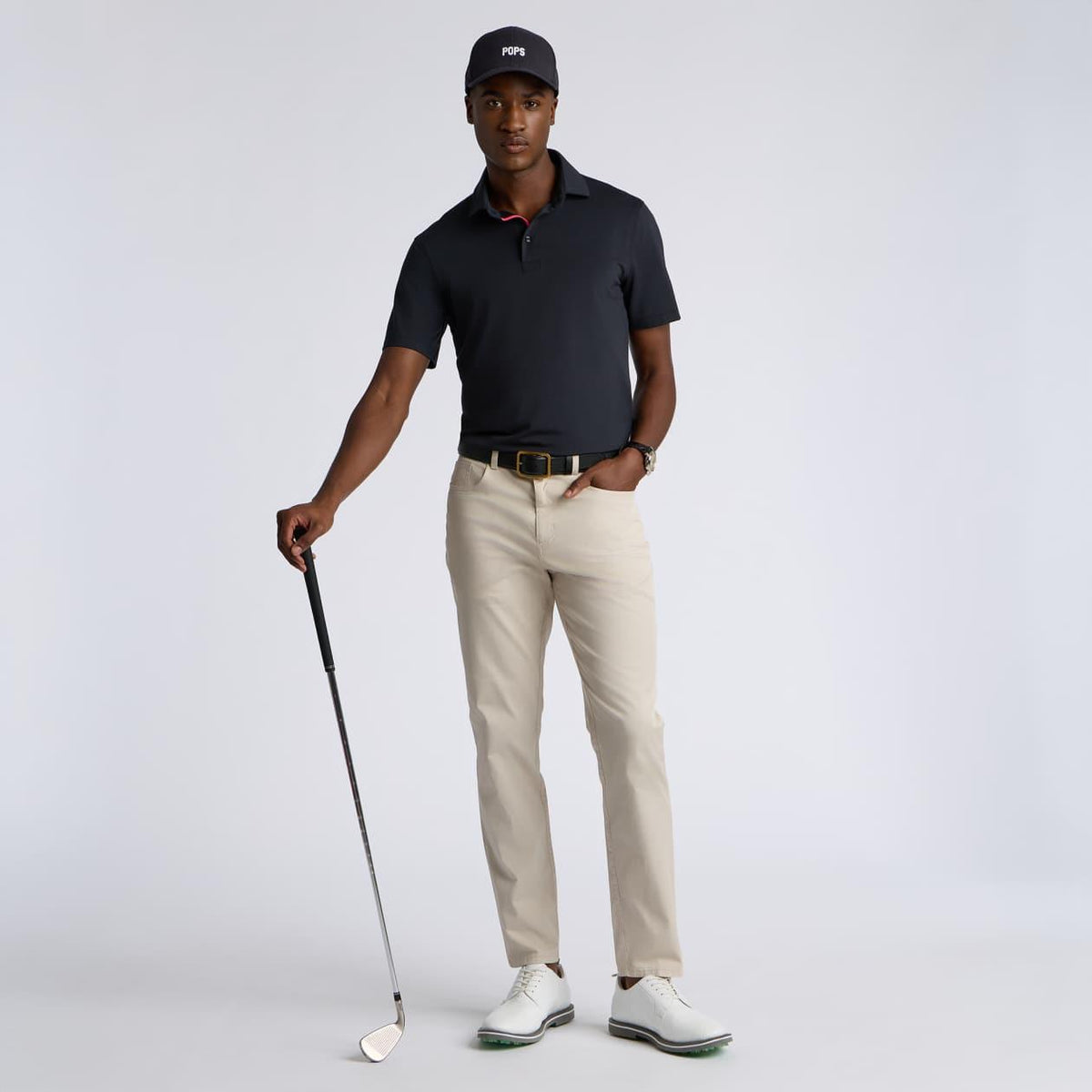 All Play Stretch Knit Polo Onyx