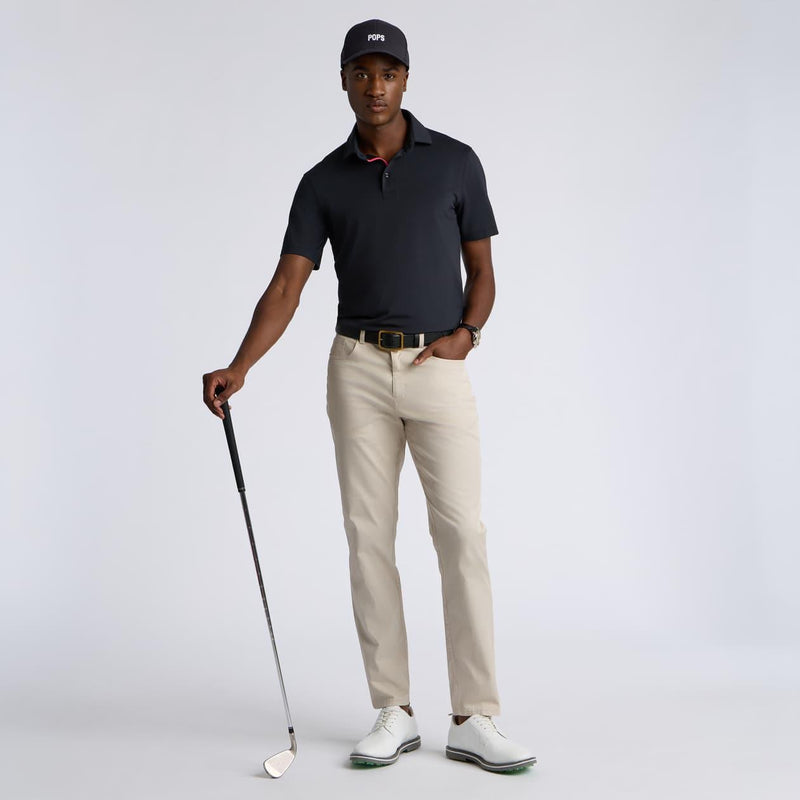 All Play Stretch Knit Polo Onyx
