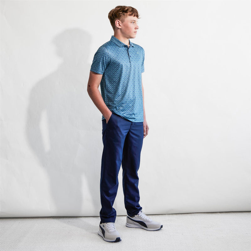 Boys Mattr Scallop Polo Shirt