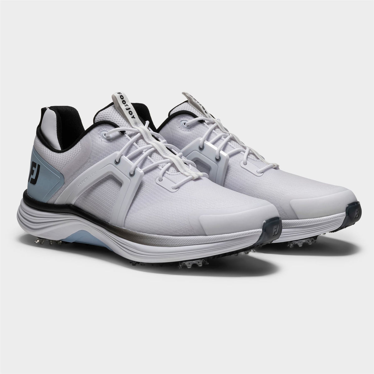 Hyperflex Spiked Golf Shoes White/Blue/Black