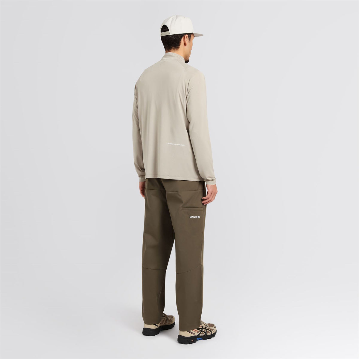 Course Quarter Zip Mid Layer Sand
