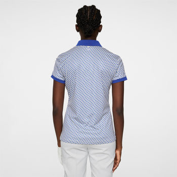 Tour Tech TX Jersey Print Polo Geo Moonbeam