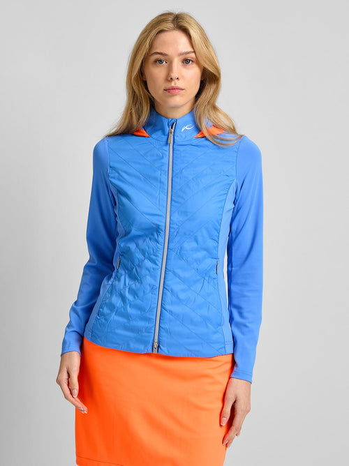 Retention Hooded Hybrid Jacket Yonder/Papaya Glow