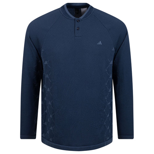 Polo à manches longues Ultimate365 Tour Primeknit Collegiate Navy - AW23