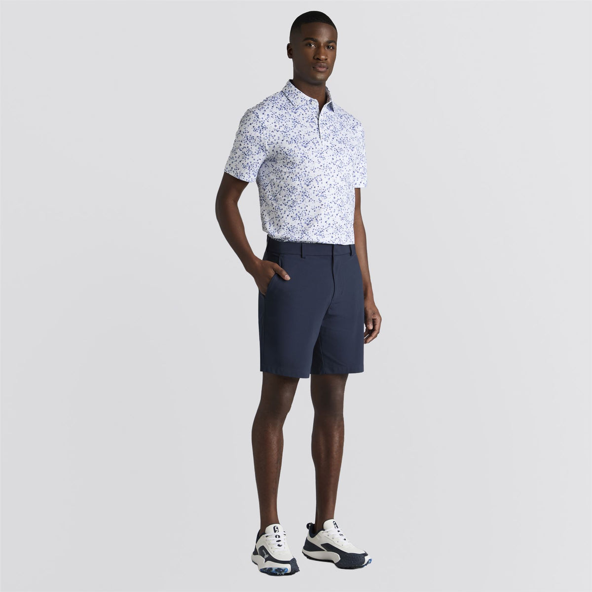 Tech Tour 8-inch Four-Way Stretch Short Twilight