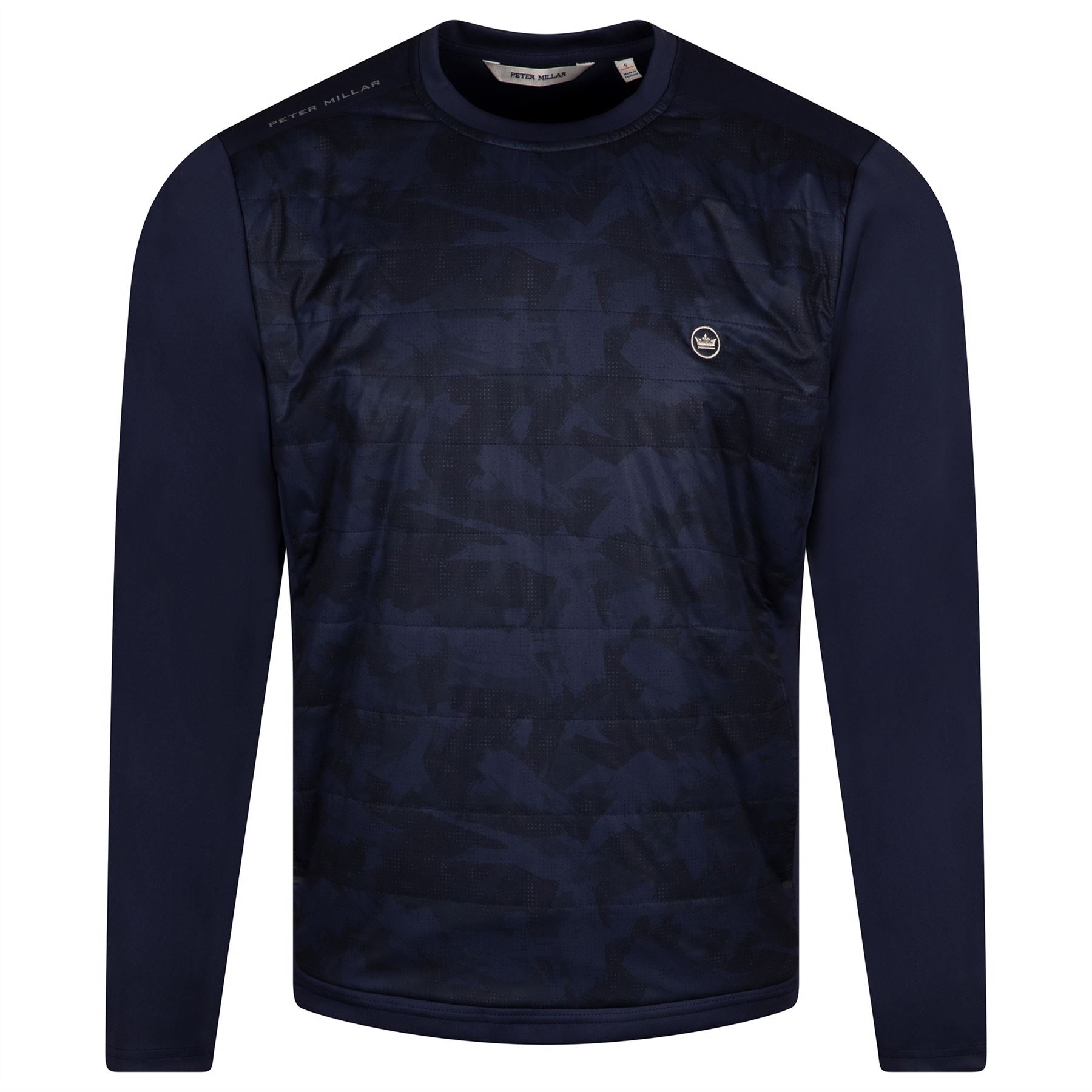 Bond Elite Crew Neck Hybrid Jacket Camo Navy
