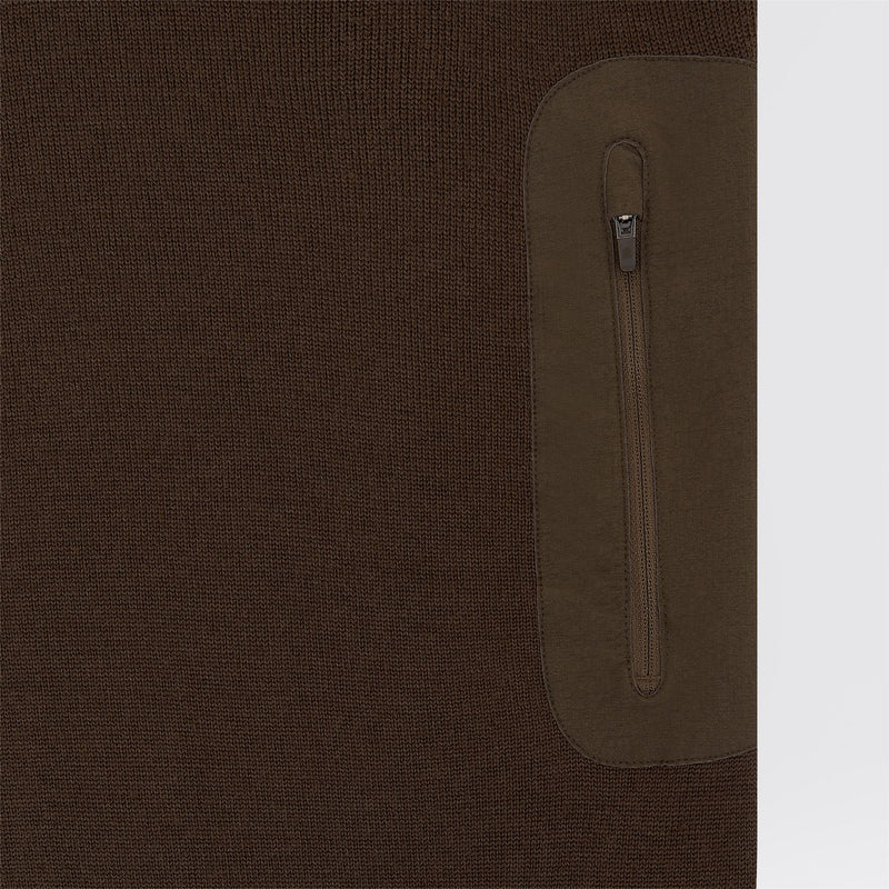 Merino Wool Vest Hickory