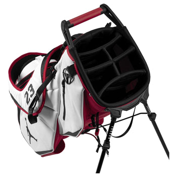 Jordan Fade Away Golf Bag Red/White/Black - SU23 – TRENDYGOLF UK