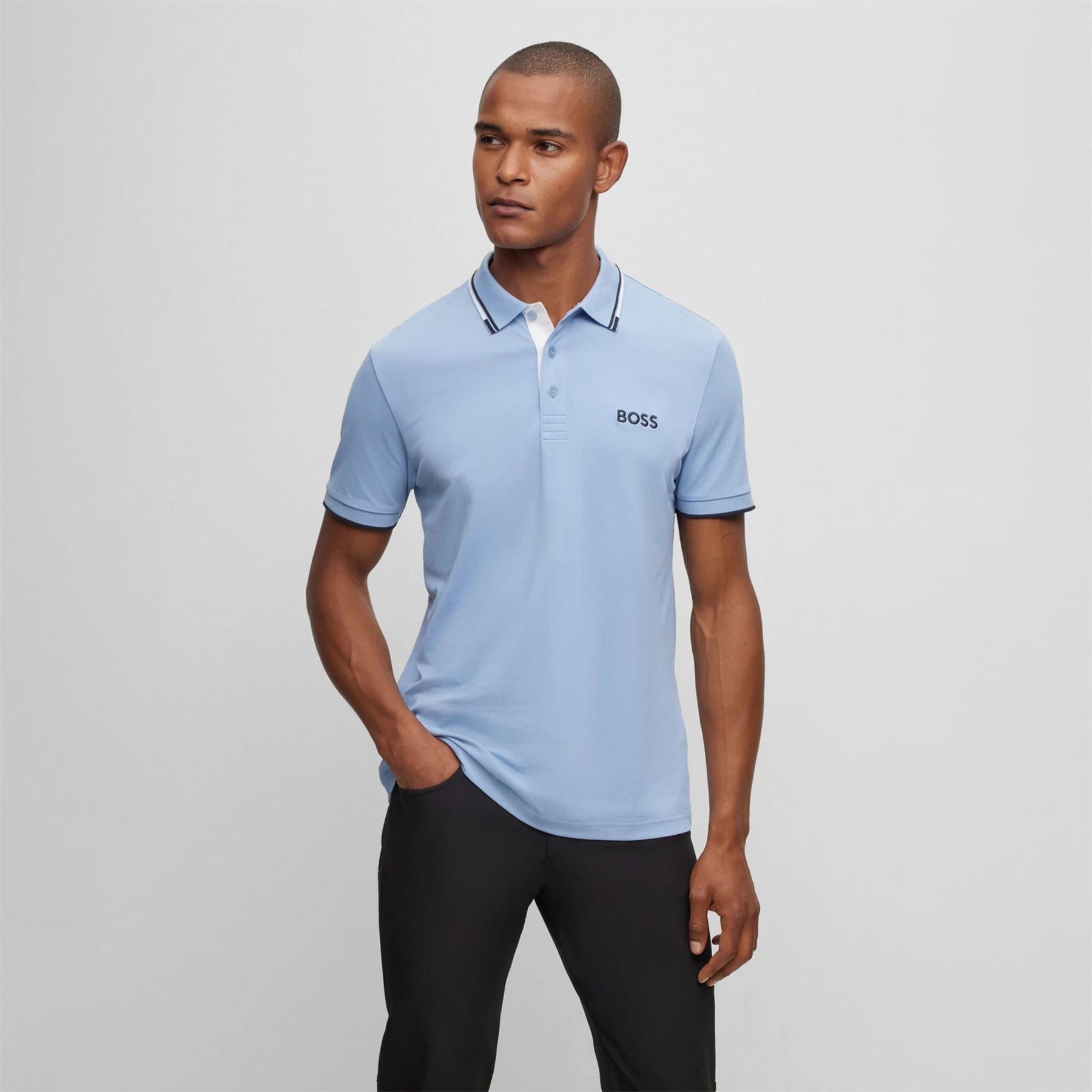 Hugo boss deals golf polo shirts