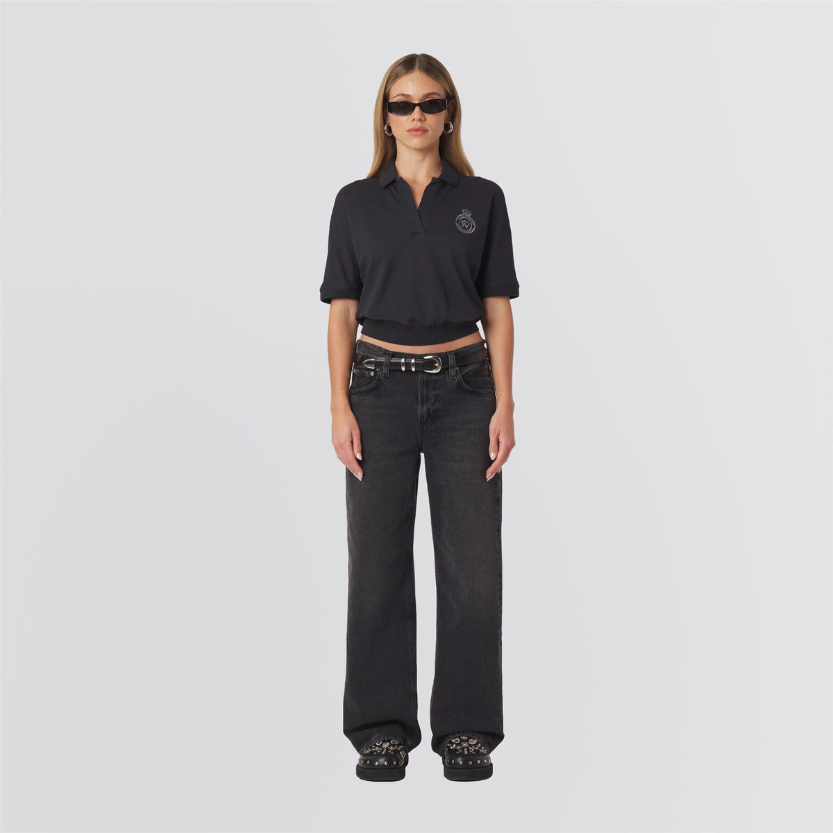 Megan Lifestyle Polo Black