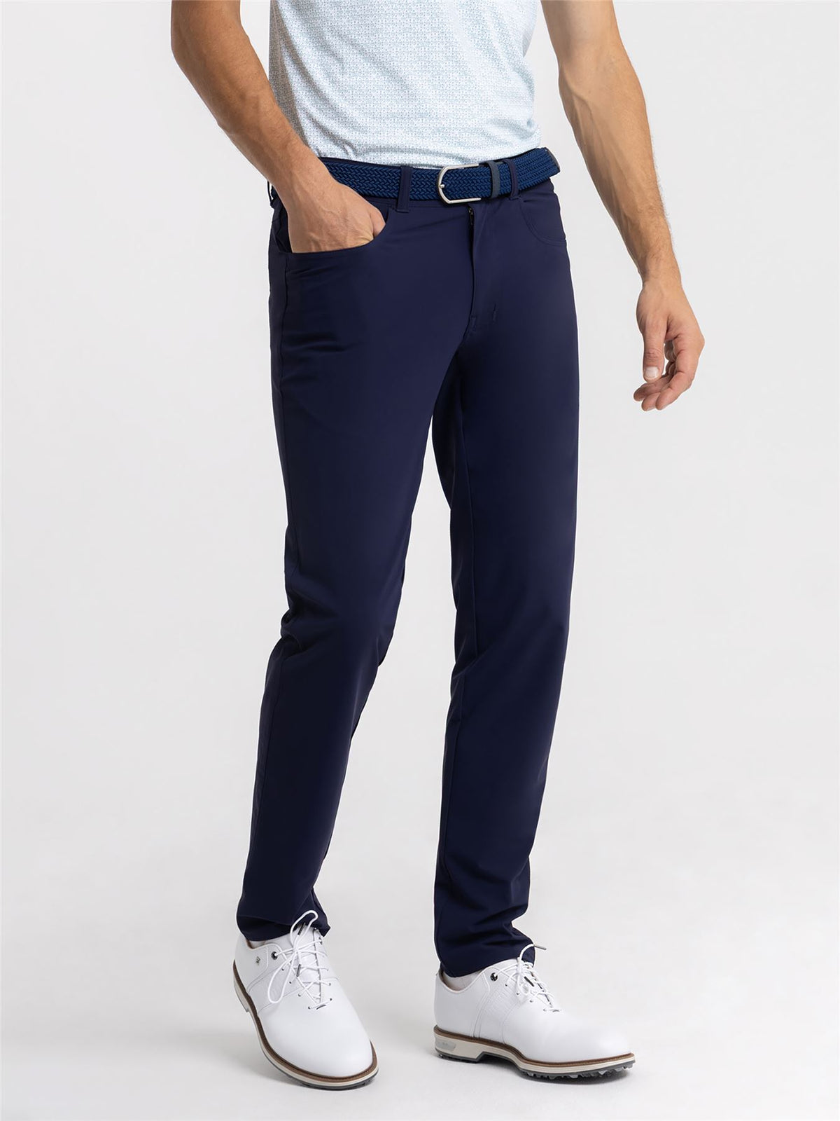 Bingham Performance Five Pocket Trousers Navy