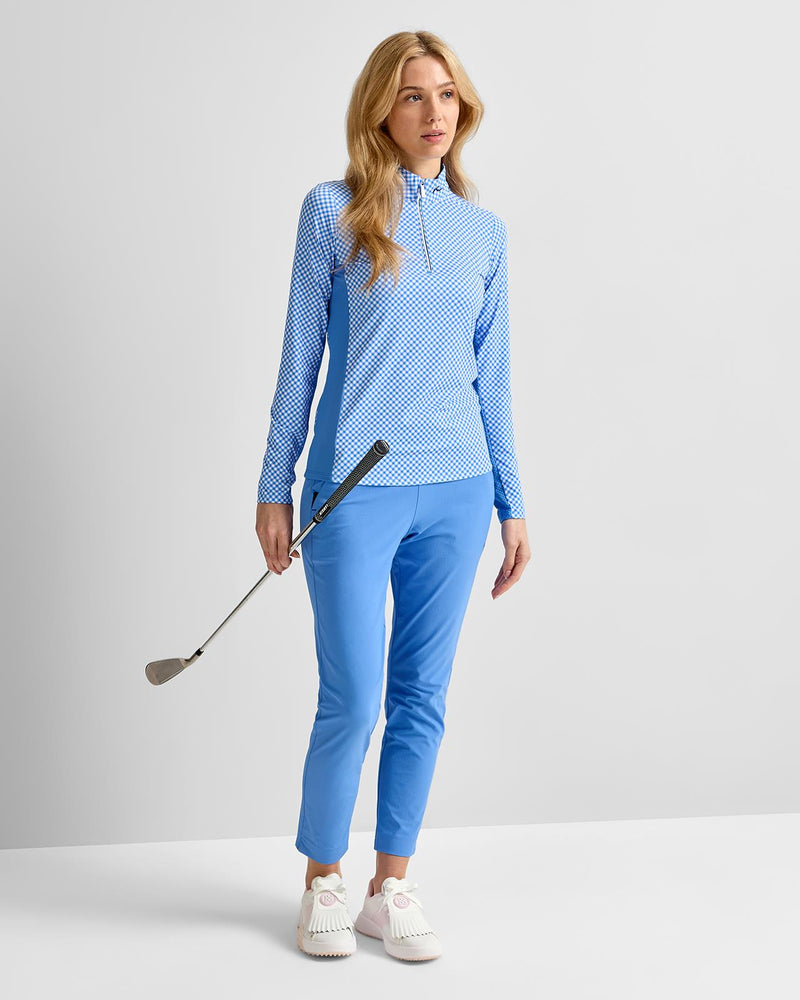 Sunshine Print Half Zip Mid Layer Yonder/White