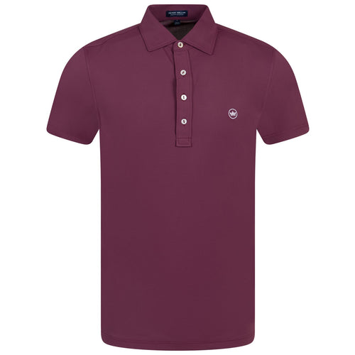 Soul Performance Mesh Tailored Fit Polo Merlot - AW23