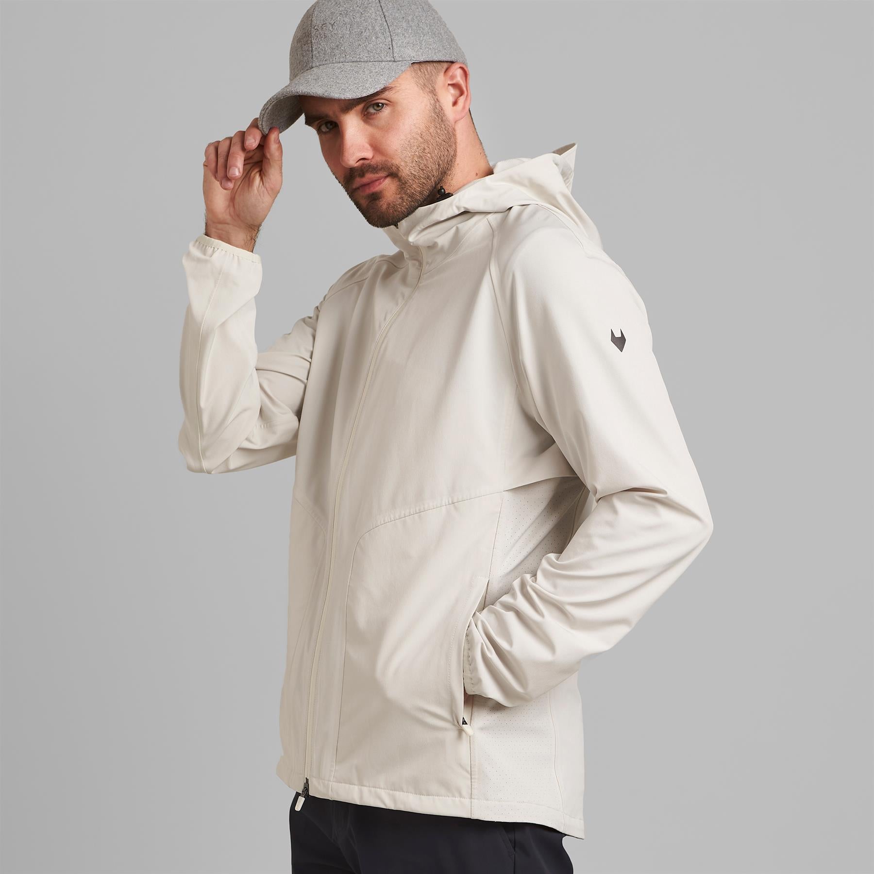 In Motion Performance Track Jacket Stone